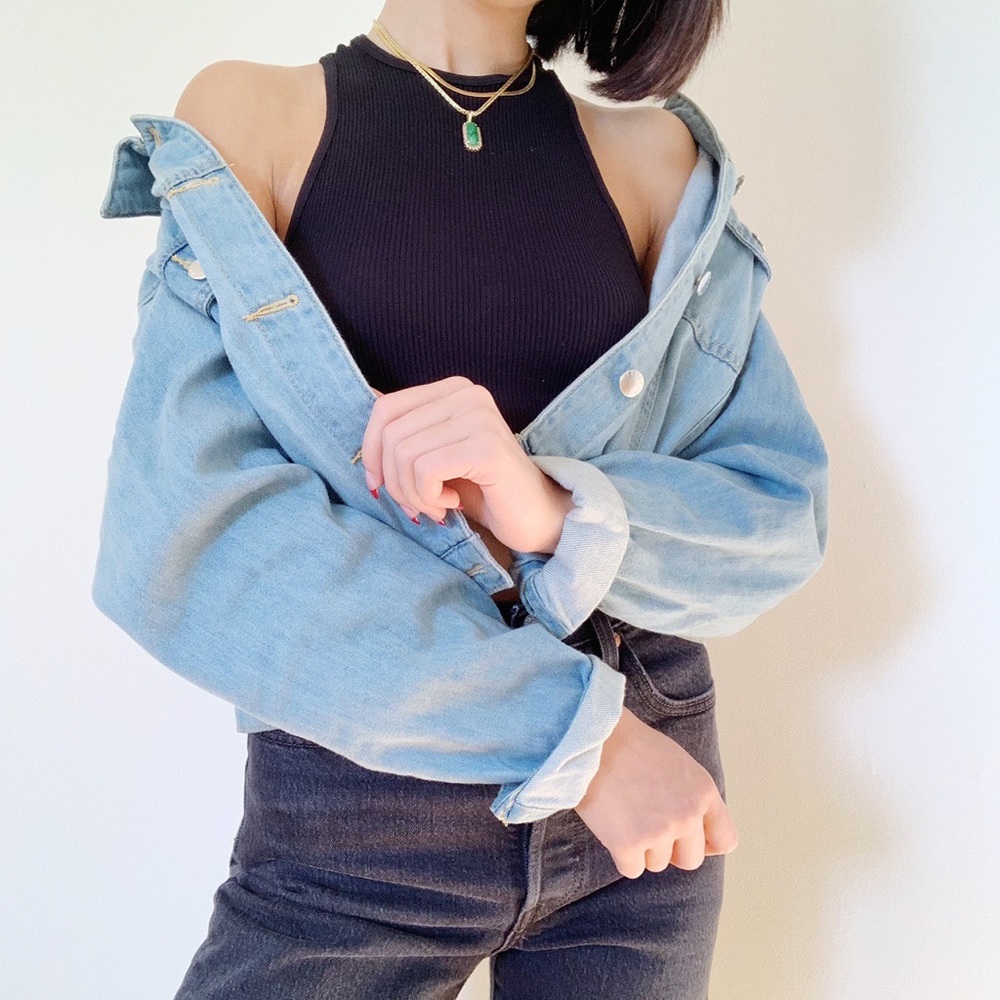 F21 Denim jacket (light wash)
